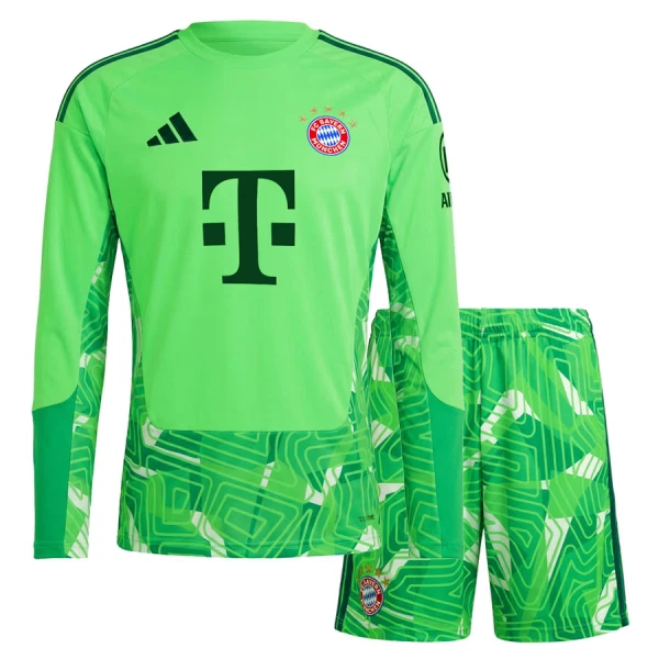 Brankářské Fotbalové Dresy FC Bayern Mnichov Dětské Domácí 2026-27 Dlouhý Rukáv