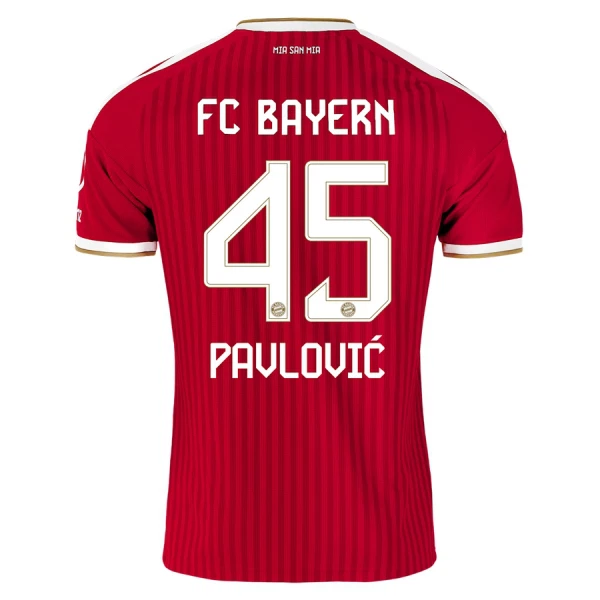 Fotbalové Dresy FC Bayern Mnichov Pavlovic 45 Domácí 2026-27