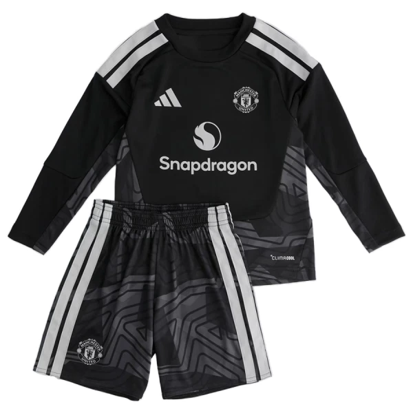 Brankářské Fotbalové Dresy Manchester United Dětské Domácí 2026-27 Dlouhý Rukáv Brankářské Fotbalové Dresy Manchester United Dětské Domácí 2026-27 Dlouhý Rukáv