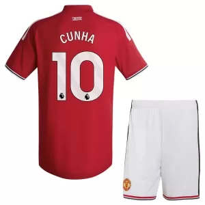 Fotbalové Dresy Manchester United Cunha 10 Dětské Domácí 2026-27