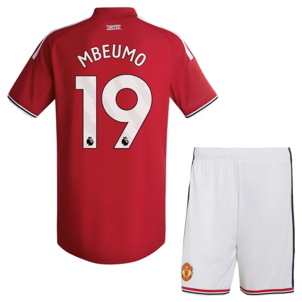 Fotbalové Dresy Manchester United Mbeumo 19 Dětské Domácí 2026-27 Fotbalové Dresy Manchester United Mbeumo 19 Dětské Domácí 2026-27
