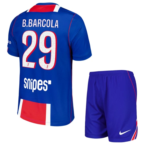 Fotbalové Dresy Paris Saint-Germain Bradley Barcola 29 Dětské Domácí 2026-27
