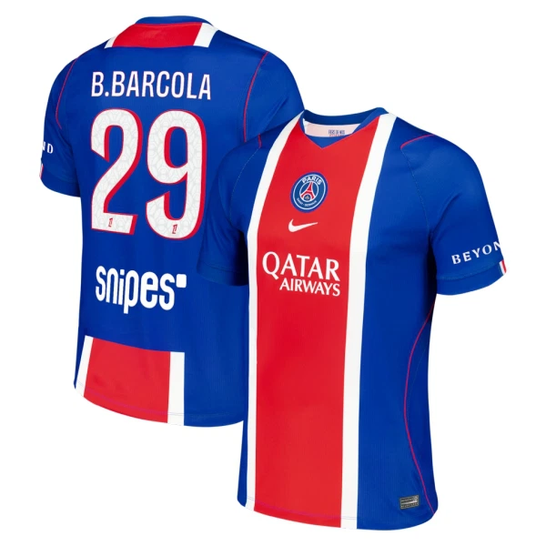 Fotbalové Dresy Paris Saint-Germain Bradley Barcola 29 Domácí 2026-27