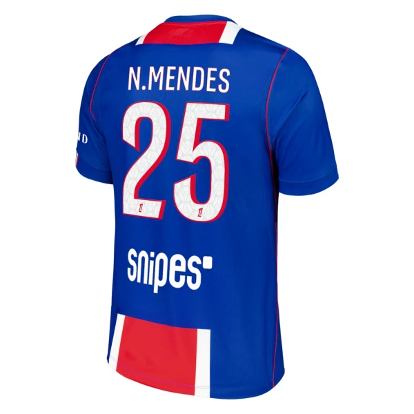 Fotbalové Dresy Paris Saint-Germain Nuno Mendes 25 Domácí 2026-27