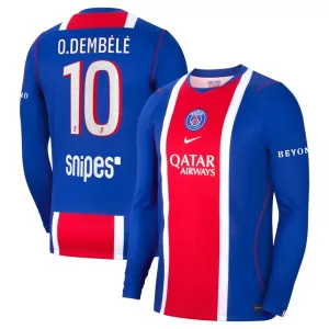 Fotbalové Dresy Paris Saint-Germain Ousmane Dembélé 10 Domácí 2026-27 Dlouhý Rukáv