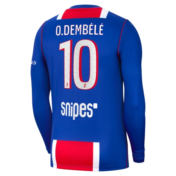 Fotbalové Dresy Paris Saint-Germain Ousmane Dembélé 10 Domácí 2026-27 Dlouhý Rukáv