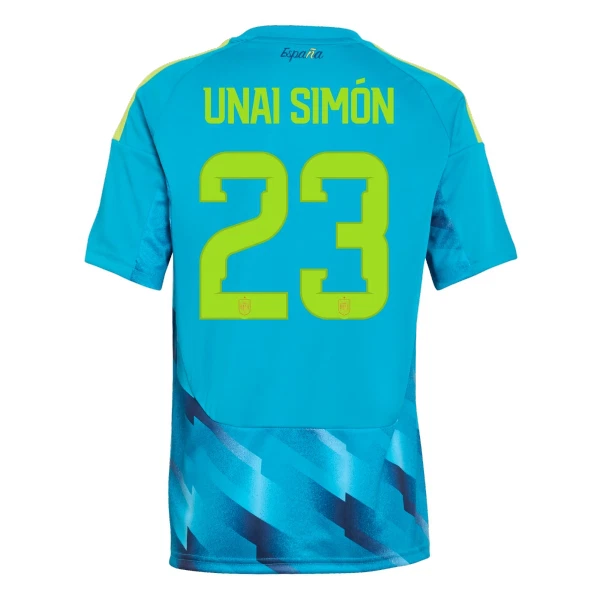 Brankářské Fotbalové Dresy Španělsko Unai Simon 23 Dětské MS 2026