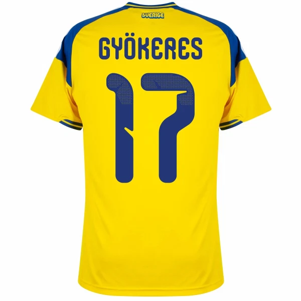 Fotbalové Dresy Švédsko Gyokeres 17 Domácí MS 2026