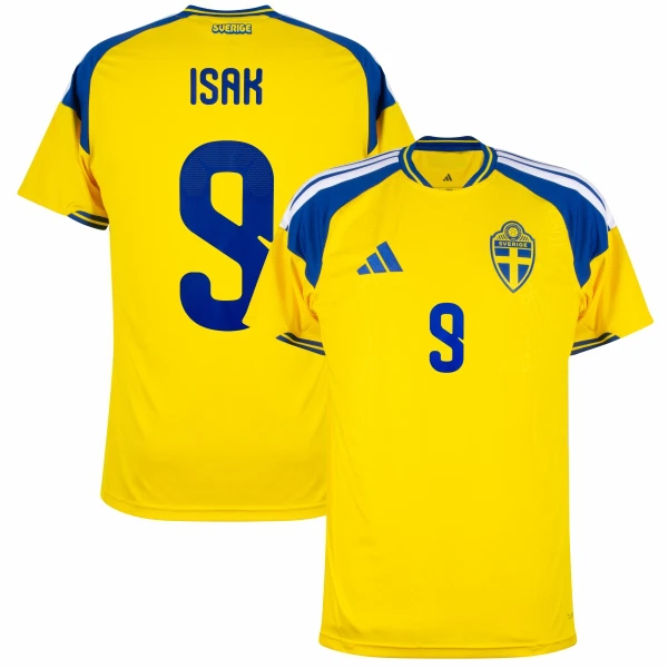 Fotbalové Dresy Švédsko Isak 9 Domácí MS 2026