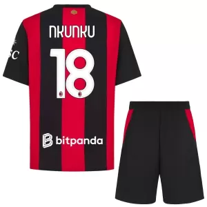 Fotbalové Dresy AC Milán Christopher Nkunku 18 Dětské Domácí 2026-27