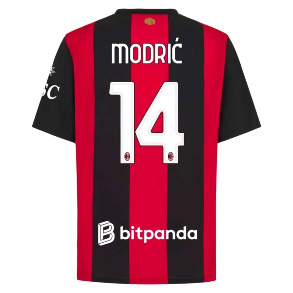 Fotbalové Dresy AC Milán Luka Modric 14 Domácí 2026-27