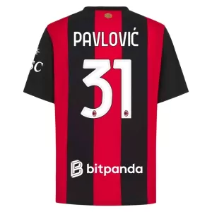 Fotbalové Dresy AC Milán Pavlovic 31 Domácí 2026-27