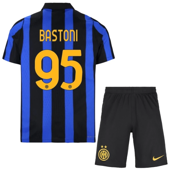 Fotbalové Dresy Inter Milán Bastoni 95 Dětské Domácí 2026-27