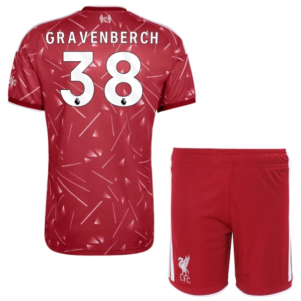 Fotbalové Dresy Liverpool FC Gravenberch 38 Dětské Domácí 2026-27