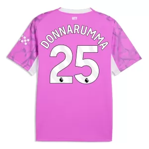 Brankářské Fotbalové Dresy Manchester City Gianluigi Donnarumma 25 Venkovní 2026-27 Růžová