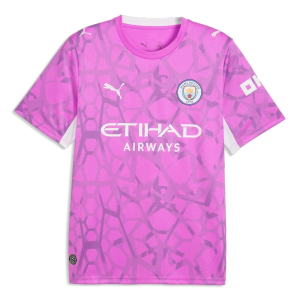 Brankářské Fotbalové Dresy Manchester City Gianluigi Donnarumma 25 Venkovní 2026-27 Růžová