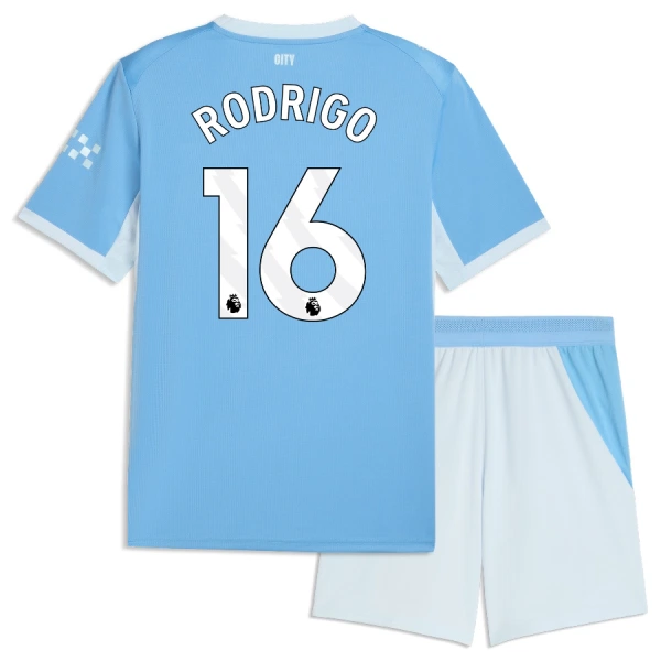 Fotbalové Dresy Manchester City Rodrigo Hernández 16 Dětské Domácí 2026-27 Fotbalové Dresy Manchester City Rodrigo Hernández 16 Dětské Domácí 2026-27
