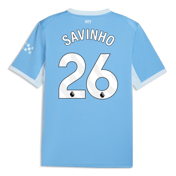 Fotbalové Dresy Manchester City Savinho 26 Domácí 2026-27 Fotbalové Dresy Manchester City Savinho 26 Domácí 2026-27