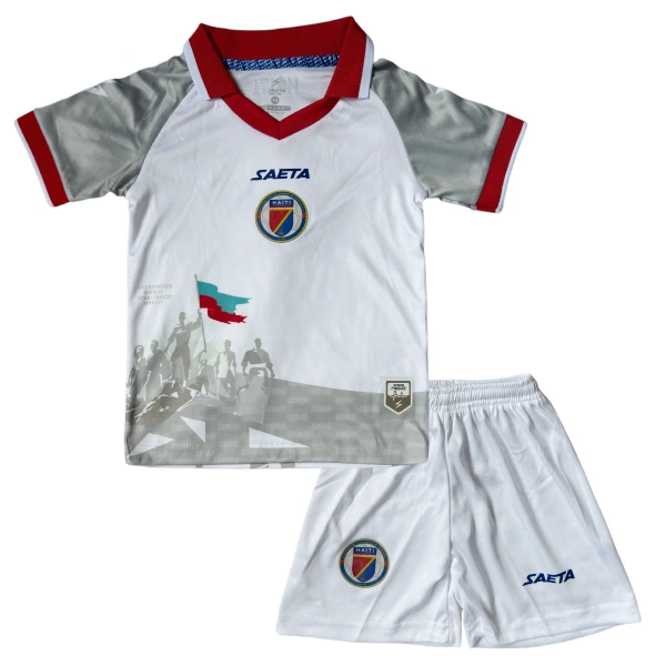 Fotbalové Dresy Haiti Dětské Venkovní MS 2026 Fotbalové Dresy Haiti Dětské Venkovní MS 2026