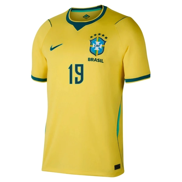 Fotbalové Dresy Brazílie Endrick 19 Domácí MS 2026