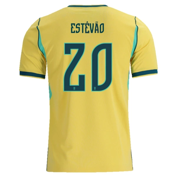 Fotbalové Dresy Brazílie Estevao 20 Domácí MS 2026