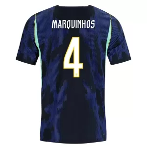 Fotbalové Dresy Brazílie Marquinhos 4 Venkovní MS 2026