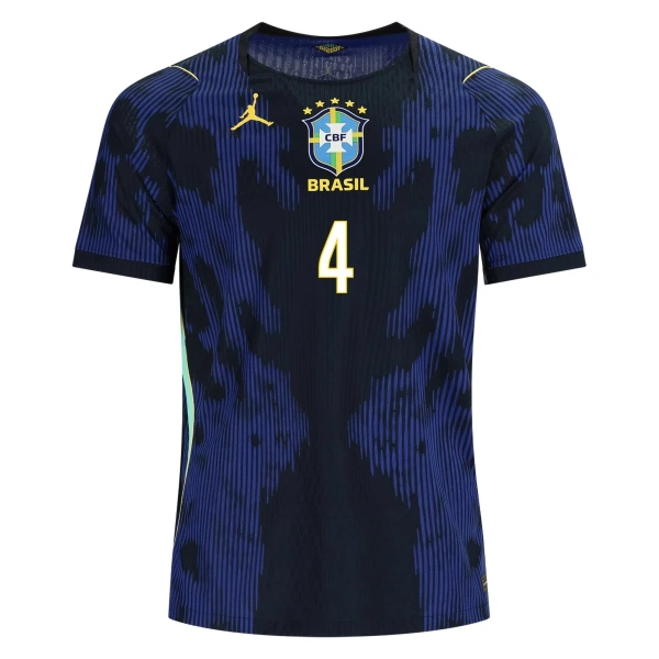 Fotbalové Dresy Brazílie Marquinhos 4 Venkovní MS 2026