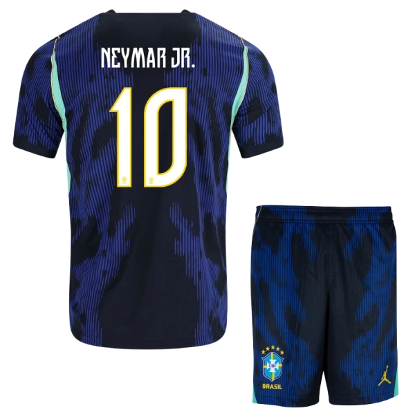 Fotbalové Dresy Brazílie Neymar JR 10 Dětské Venkovní MS 2026