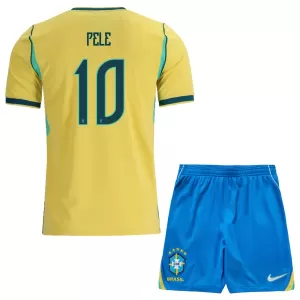 Fotbalové Dresy Brazílie Pele 10 Dětské Domácí MS 2026