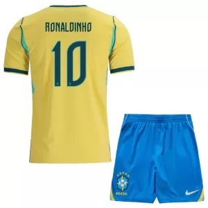 Fotbalové Dresy Brazílie Ronaldinho 10 Dětské Domácí MS 2026