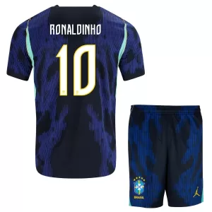 Fotbalové Dresy Brazílie Ronaldinho 10 Dětské Venkovní MS 2026