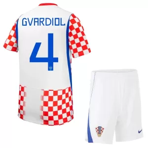 Fotbalové Dresy Chorvatsko Josko Gvardiol 4 Dětské Domácí MS 2026