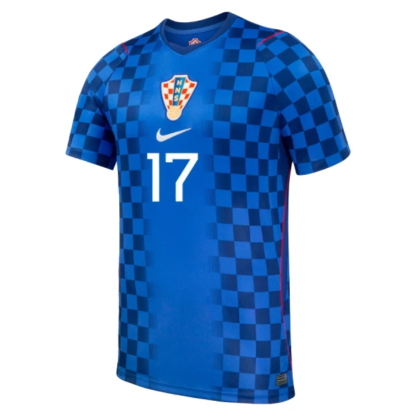 Fotbalové Dresy Chorvatsko P. Sucic 17 Venkovní MS 2026