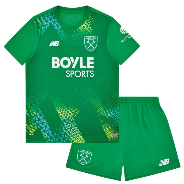 Brankářské Fotbalové Dresy West Ham United Dětské Domácí 2026-27 Brankářské Fotbalové Dresy West Ham United Dětské Domácí 2026-27