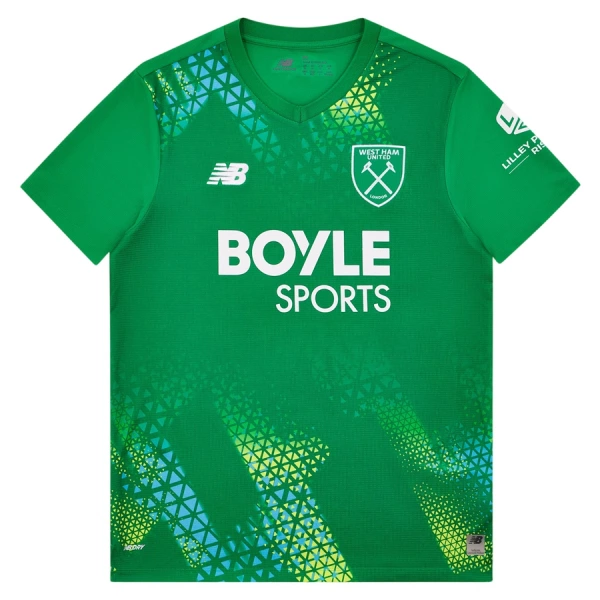 Brankářské Fotbalové Dresy West Ham United Domácí 2026-27 Brankářské Fotbalové Dresy West Ham United Domácí 2026-27