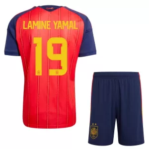 Fotbalové Dresy Španělsko 2 Stars Lamine Yamal 19 Dětské Domácí MS 2026