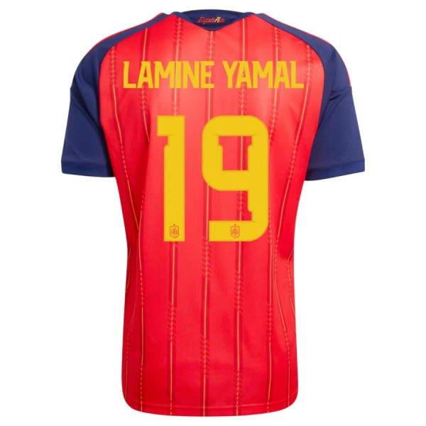 Fotbalové Dresy Španělsko 2 Stars Lamine Yamal 19 Dětské Domácí MS 2026