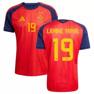 Fotbalové Dresy Španělsko 2 Stars Lamine Yamal 19 Domácí MS 2026