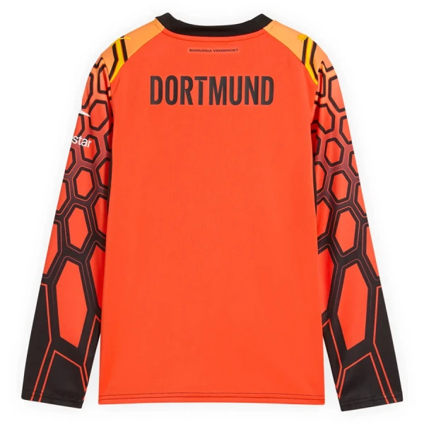 Brankářské Fotbalové Dresy Borussia Dortmund Dětské Domácí 2026-27 Oranžový Dlouhý Rukáv