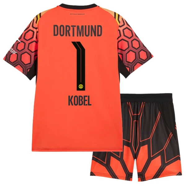 Brankářské Fotbalové Dresy Borussia Dortmund Kobel 1 Dětské Domácí 2026-27 Oranžový Brankářské Fotbalové Dresy Borussia Dortmund Kobel 1 Dětské Domácí 2026-27 Oranžový