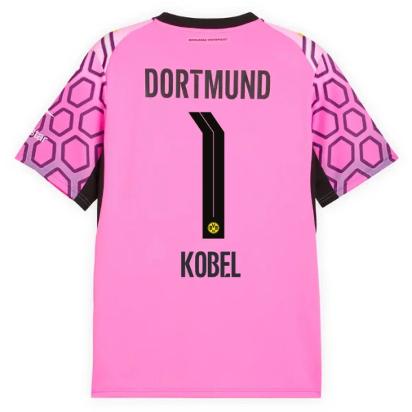 Brankářské Fotbalové Dresy Borussia Dortmund Kobel 1 Venkovní 2026-27 Růžová Brankářské Fotbalové Dresy Borussia Dortmund Kobel 1 Venkovní 2026-27 Růžová