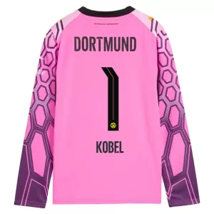 Brankářské Fotbalové Dresy Borussia Dortmund Kobel 1 Venkovní 2026-27 Růžová Dlouhý Rukáv