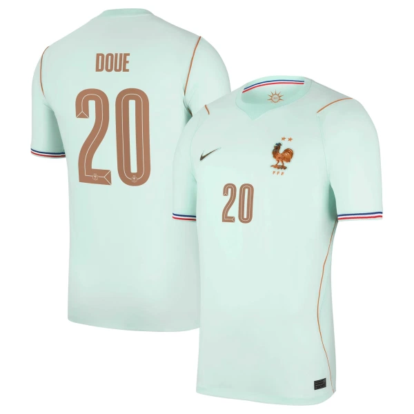 Fotbalové Dresy Francie Desire Doue 20 Venkovní MS 2026 Fotbalové Dresy Francie Desire Doue 20 Venkovní MS 2026