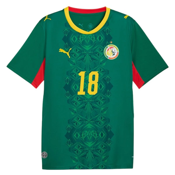 Fotbalové Dresy Senegal Sarr 18 Venkovní MS 2026