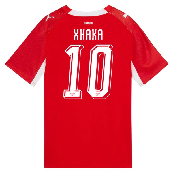 Fotbalové Dresy Švýcarsko Granit Xhaka 10 Domácí MS 2026 Fotbalové Dresy Švýcarsko Granit Xhaka 10 Domácí MS 2026