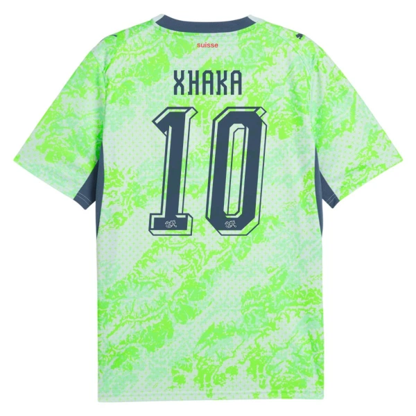 Fotbalové Dresy Švýcarsko Granit Xhaka 10 Venkovní MS 2026 Fotbalové Dresy Švýcarsko Granit Xhaka 10 Venkovní MS 2026