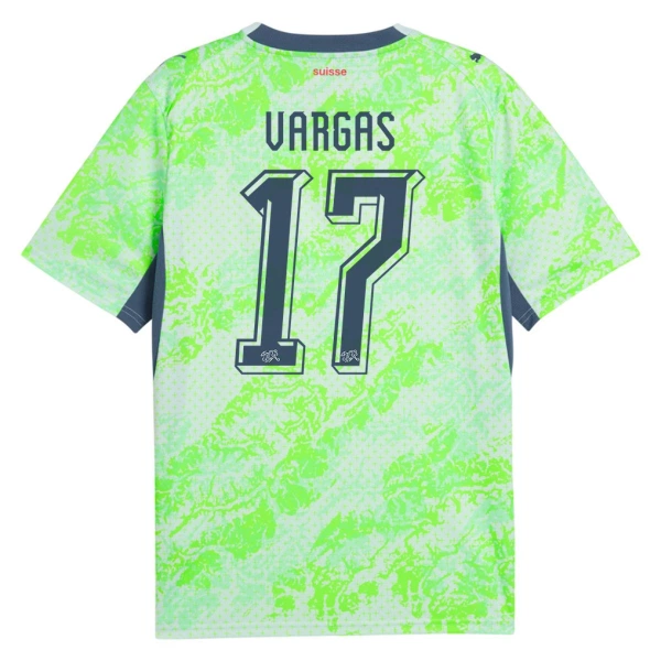 Fotbalové Dresy Švýcarsko Vargas 17 Venkovní MS 2026 Fotbalové Dresy Švýcarsko Vargas 17 Venkovní MS 2026