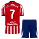 Fotbalové Dresy Atlético Madrid Antoine Griezmann 7 Dětské Domácí 2026-27 Fotbalové Dresy Atlético Madrid Antoine Griezmann 7 Dětské Domácí 2026-27