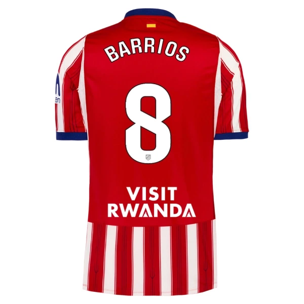 Fotbalové Dresy Atlético Madrid Barrios 8 Domácí 2026-27 Fotbalové Dresy Atlético Madrid Barrios 8 Domácí 2026-27