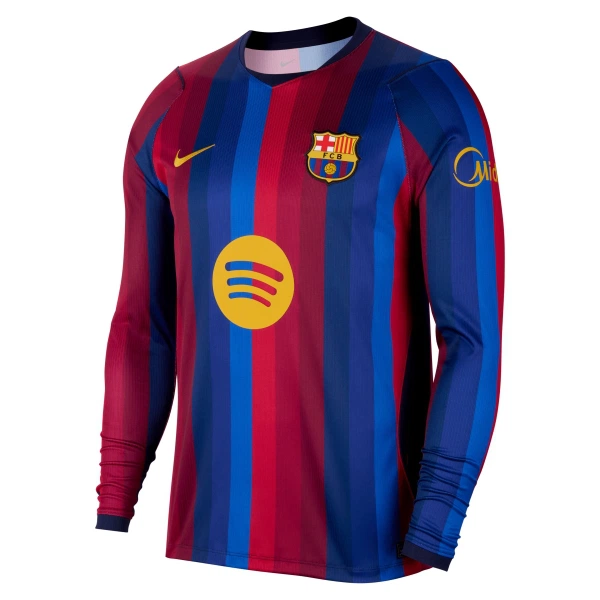 Fotbalové Dresy FC Barcelona Domácí 2026-27 Dlouhý Rukáv Fotbalové Dresy FC Barcelona Domácí 2026-27 Dlouhý Rukáv